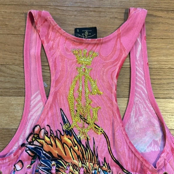 WOW!!! 🤩 NWT Y2K Christian Audigier Dress with Fringe! - Picture 8 of 11